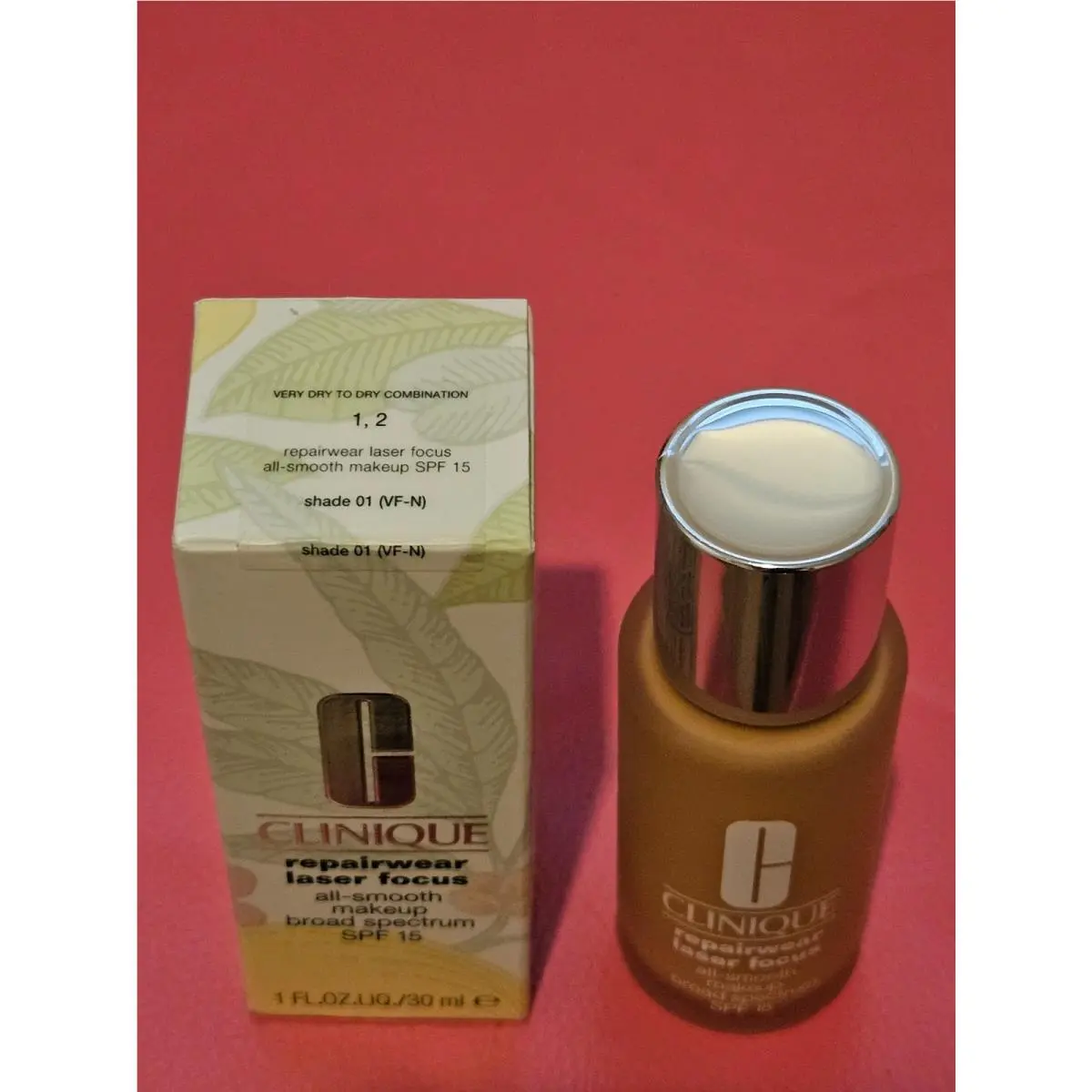 Repairwear Laser Focus All Smooth Makeup Spf 15 Choose Shade 1 oz shade 01 (VF-N) by Clinique
