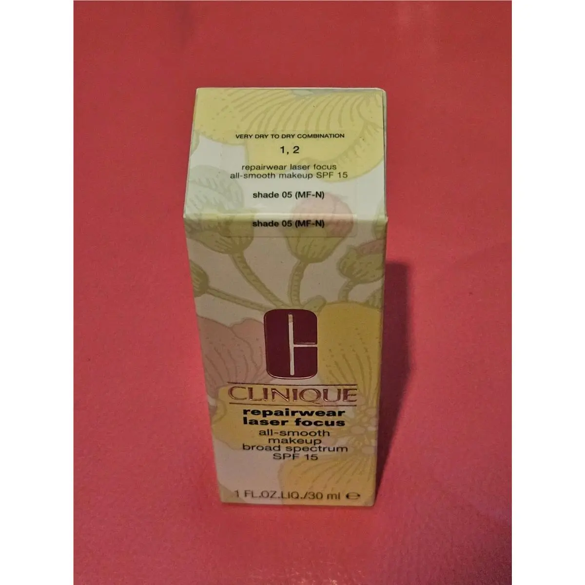 Repairwear Laser Focus All Smooth Makeup Spf 15 Choose Shade 1 oz shade 05 (MF-N) by Clinique