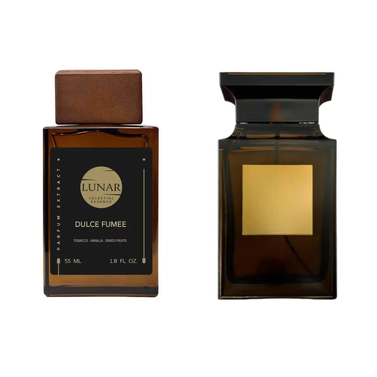 Tom Ford Inspired BY Tobacco Vanille Dulce Fume 55ML Extrait DE Perfume Spray - Red