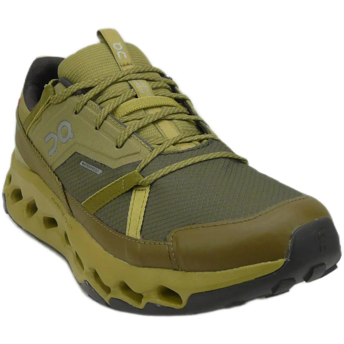 On Running Cloudhorizon Women`s Waterproof Running Shoes Safari Olive US10 - Green