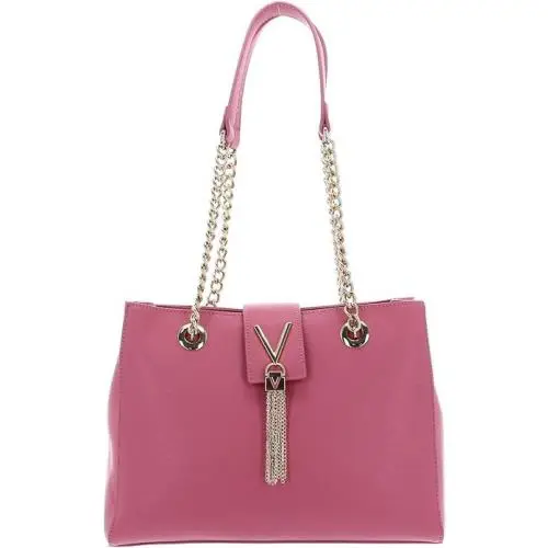 Valentino Divina SA Tote Bag For Women Leather Shoulder Handbag Purse Pink