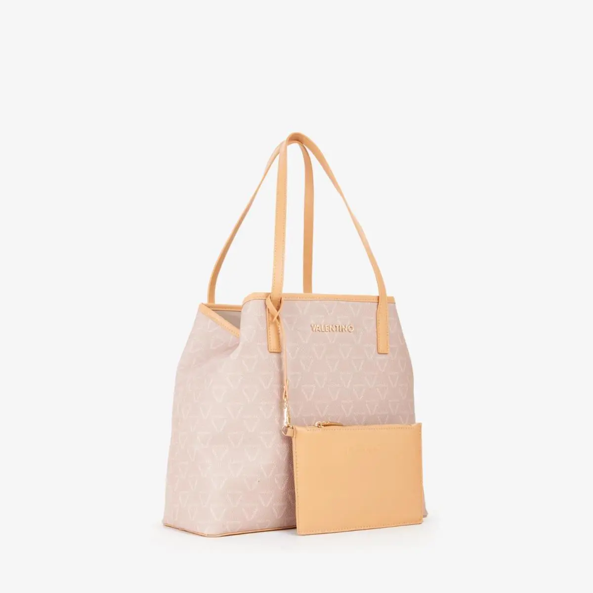 Valentino “lady Re Shopping Bag” Model VBS8GT01 Beige Tote Bag