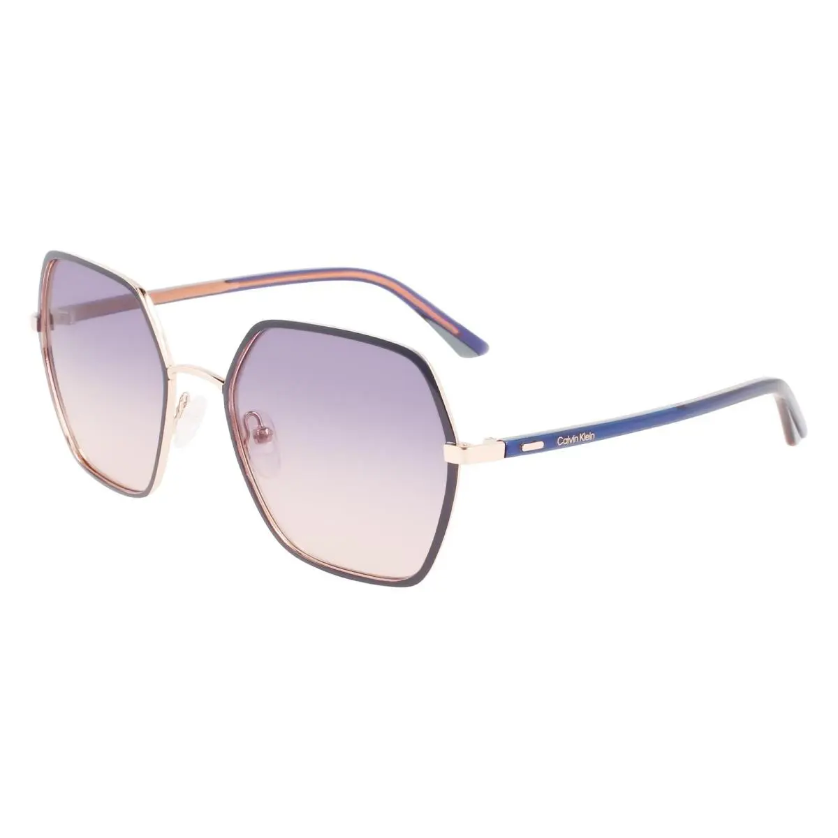 CK21131S Sunglasses 438 Blue by Calvin Klein