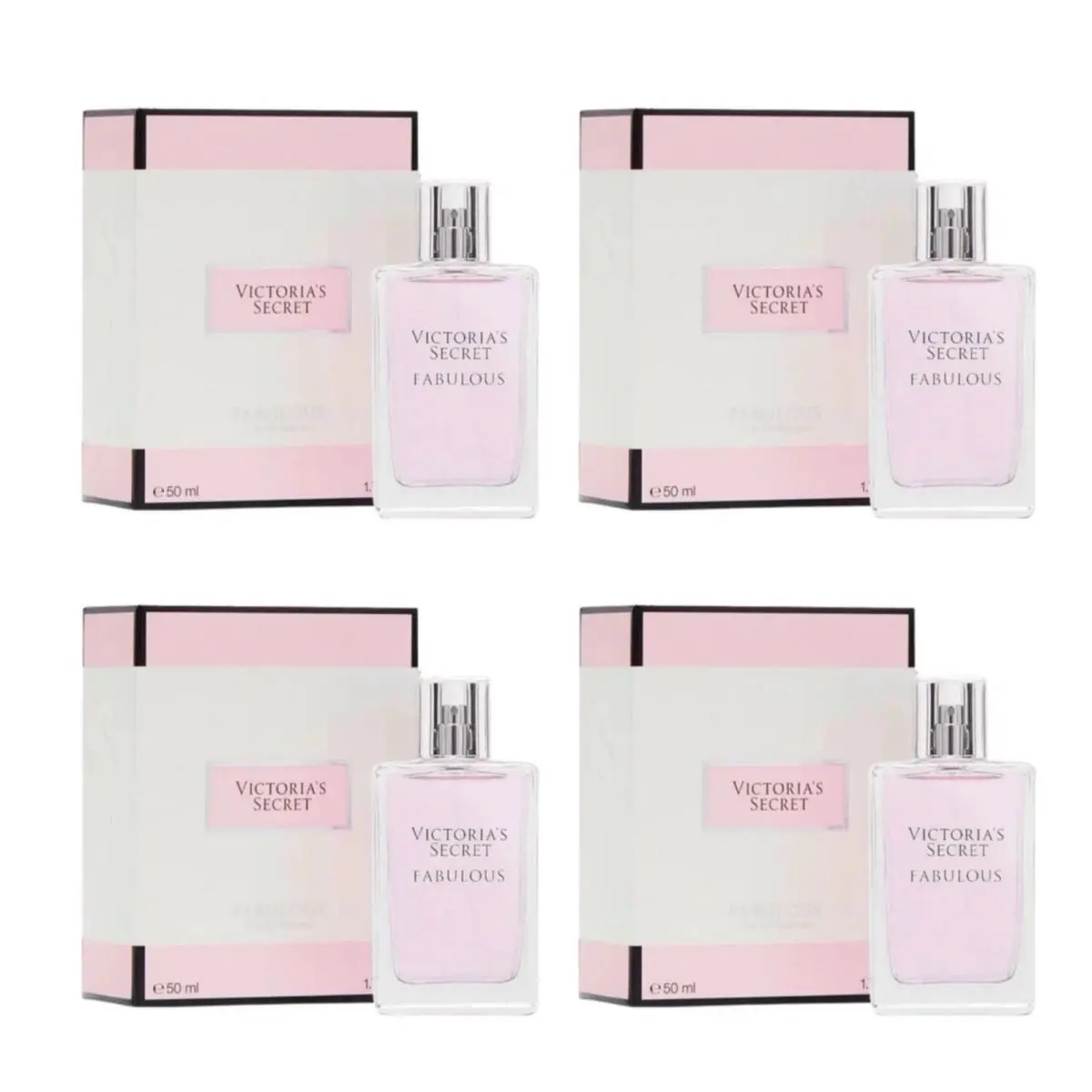 Victoria`s Secret Fabulous Eau de Parfum 1.7 Fl.oz. Lot of 4