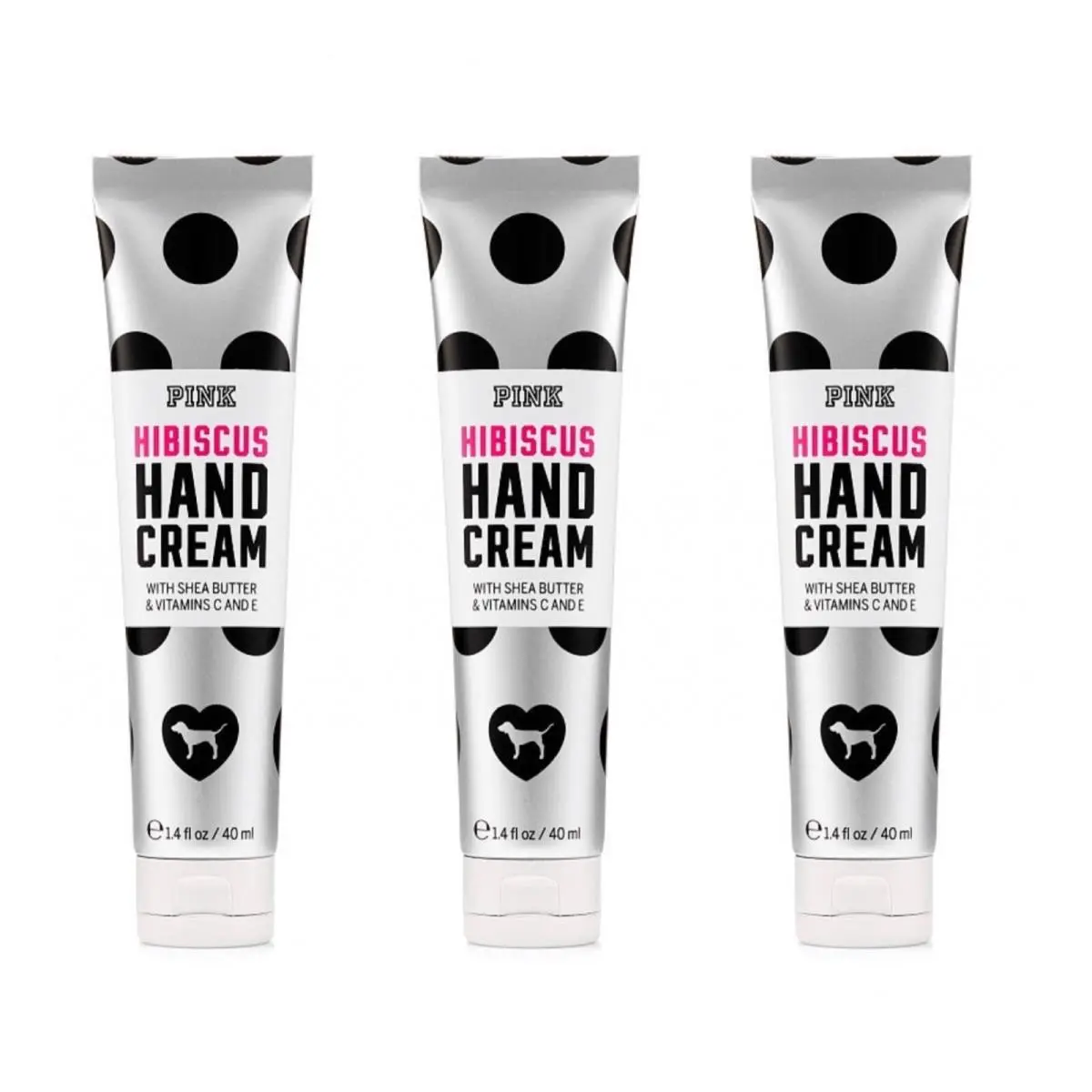 3 Victoria’s Secret Pink Hibiscus Body Cream with Shea Butter 1.4 Fl.oz