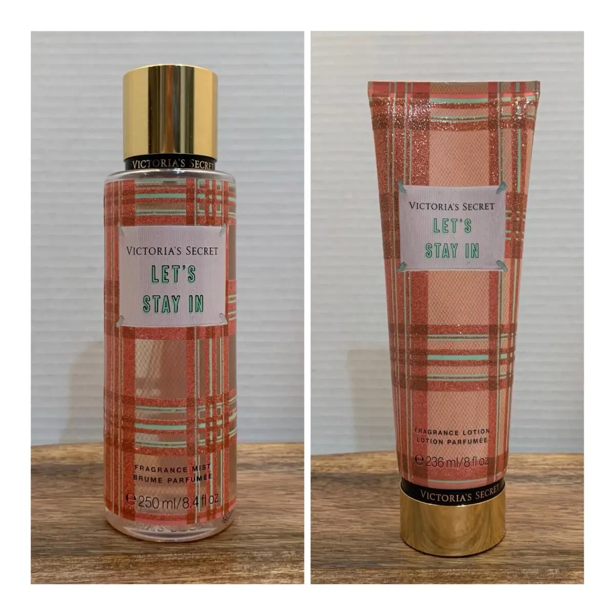 Victoria’s Secret Let`s Stay IN Fragrance Mist and Lotion
