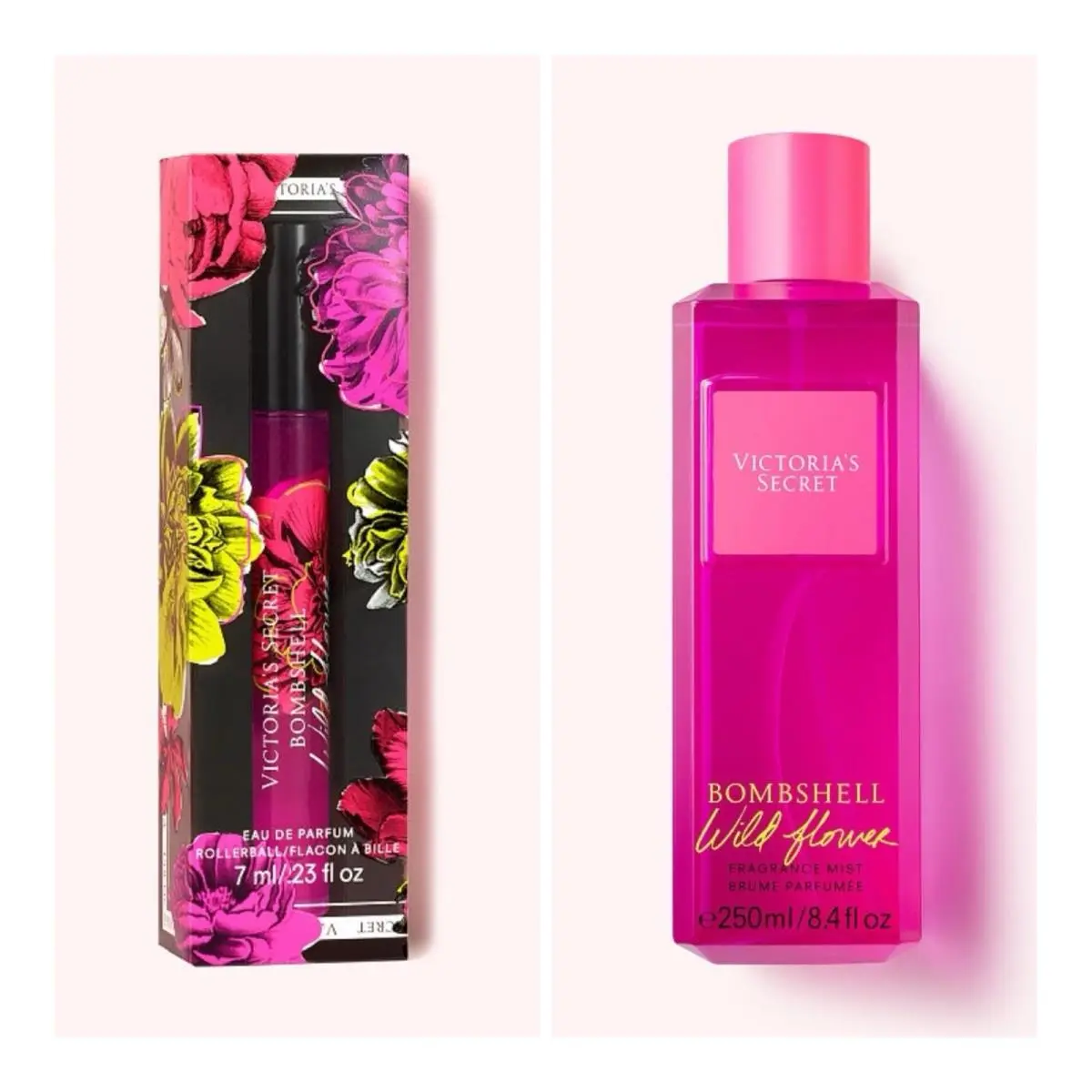 Victoria`s Secret Bombshell Wildflower Eau de Parfum Rollerball Fragrance Mist