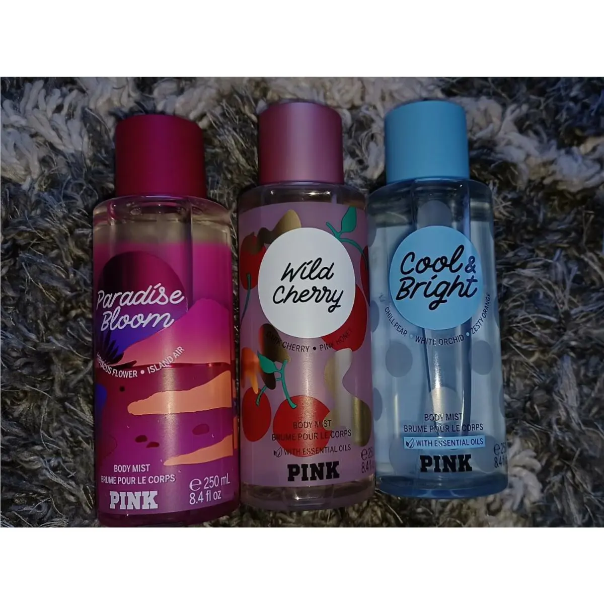 Victoria`s Secret VS 3 Full Sized Mists Fruity/tropical