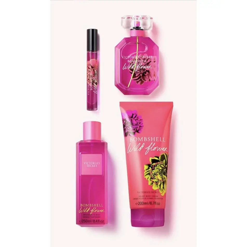 Victoria`s Secret Bombshell Wildflower Edp 1.7 Fl.oz. /rollerball /mist /cream