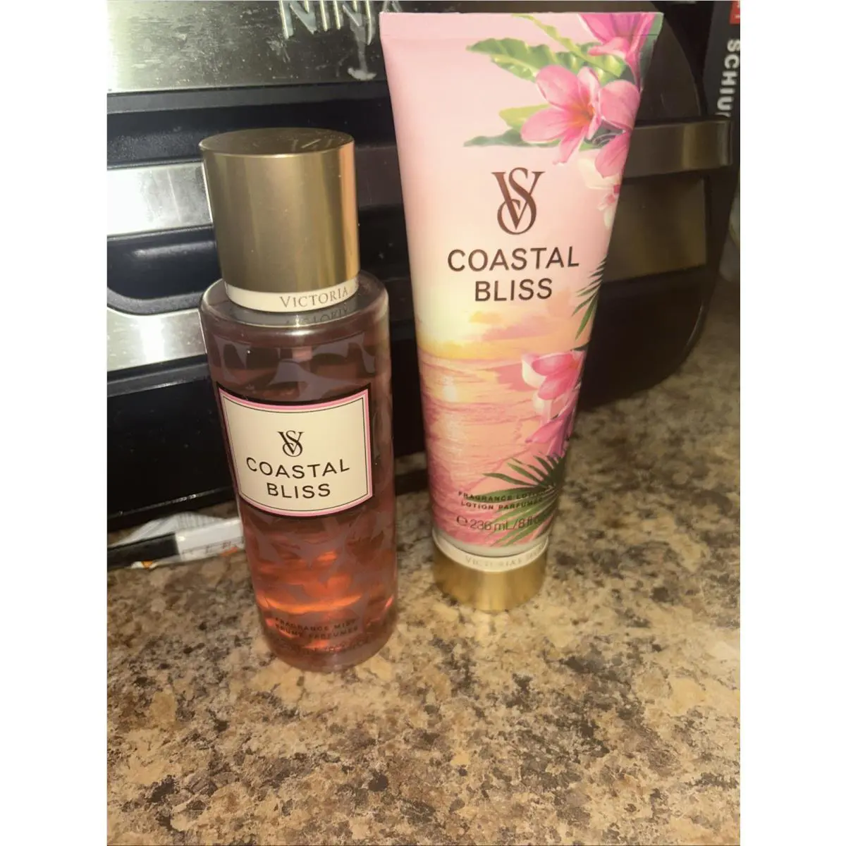 Victoria`s Secret Fragrance Mist Lotion Set Lot of 2 Coastal Bliss 8 Fl Oz