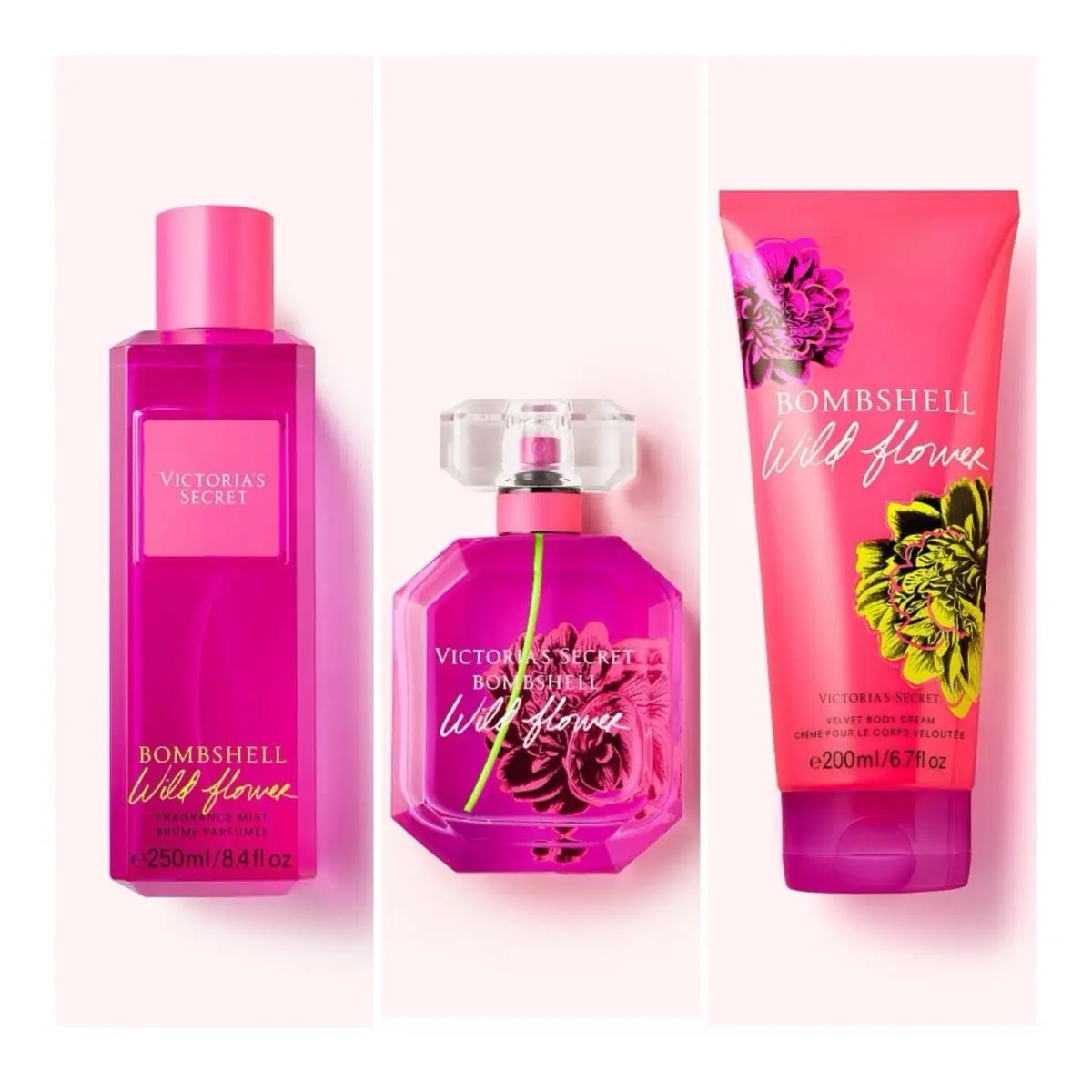 Victoria`s Secret Bombshell Wildflower Edp 1.7 Fl.oz. /fragrance Mist /cream