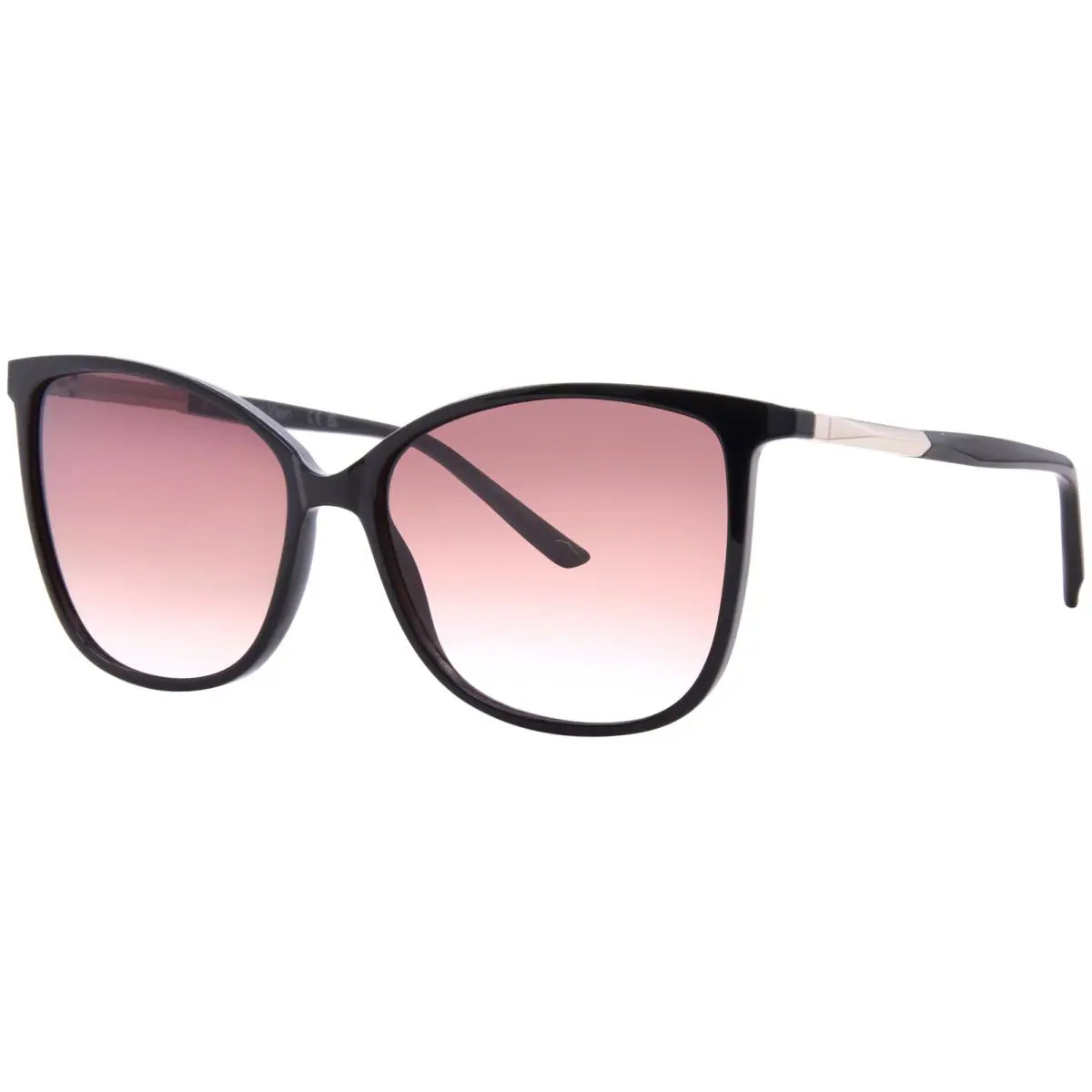 Calvin Klein CK25504S 001 Sunglasses Women`s Black/dark Brown 57-15-145