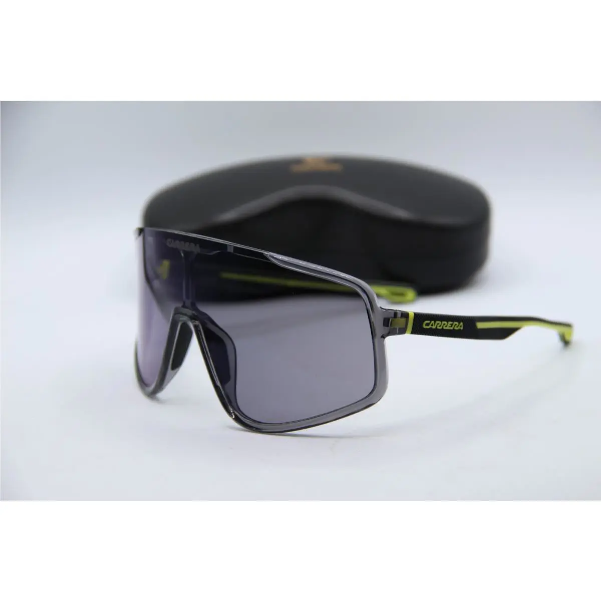 Carrera 4017/S Xyomt Grey Lime Yellow Shield Sunglasses 99-01