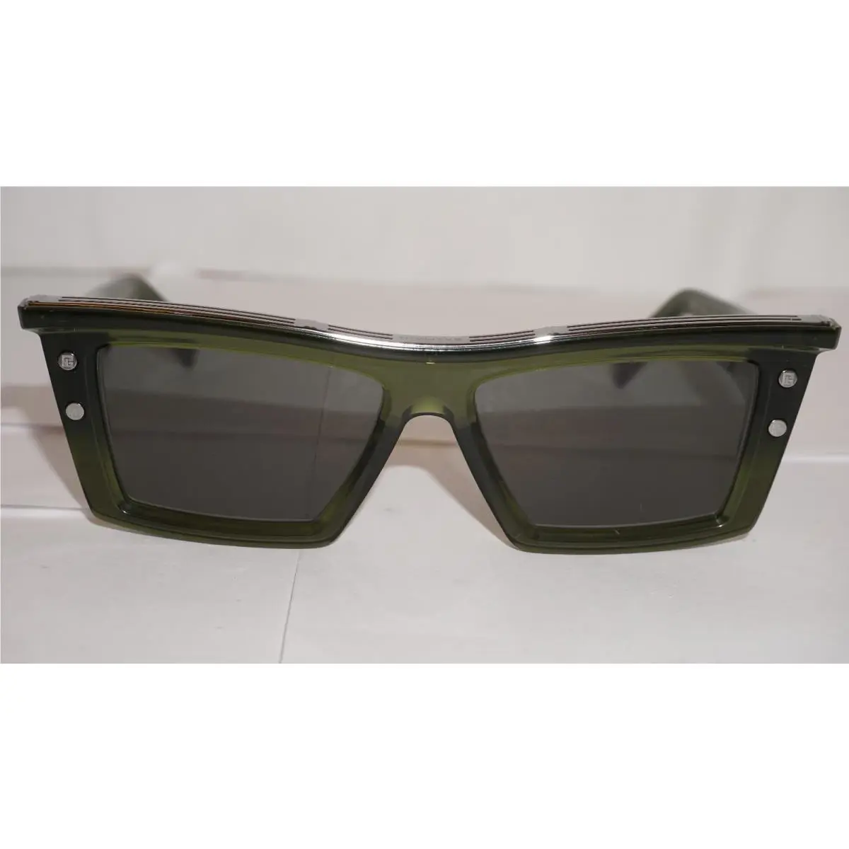 Balmain Sunglasses B-vii Dark Olive Green G15 BPS-131C/OLV-PLD 62 56 17 145