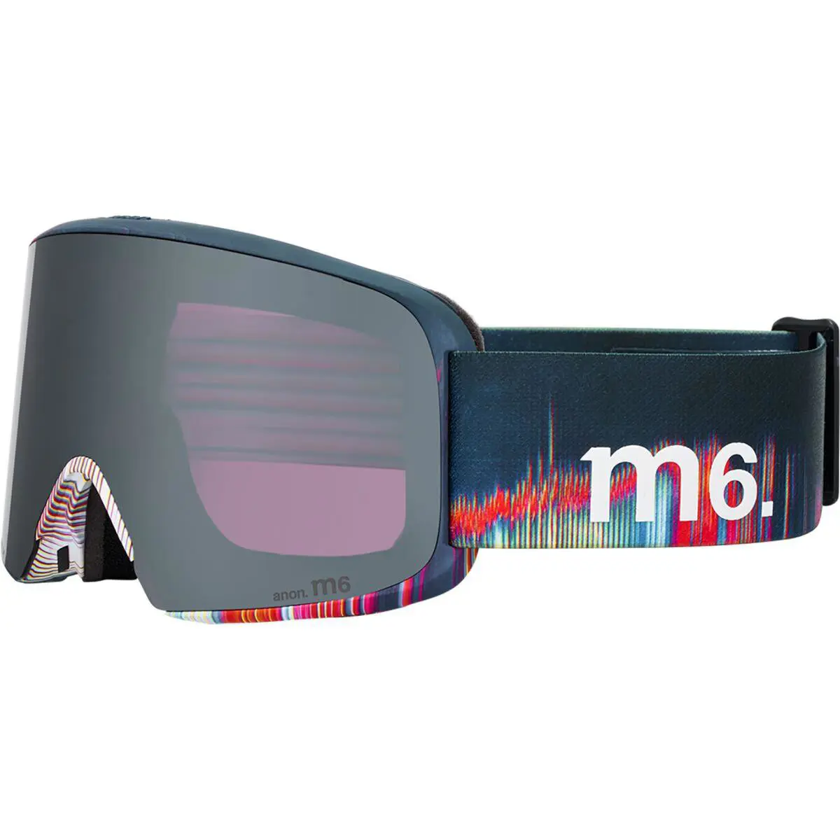 M6 Goggles + Bonus Lens + Mfi Face Mask - Glitch Lines/perceive Sunny Onyx by Anon