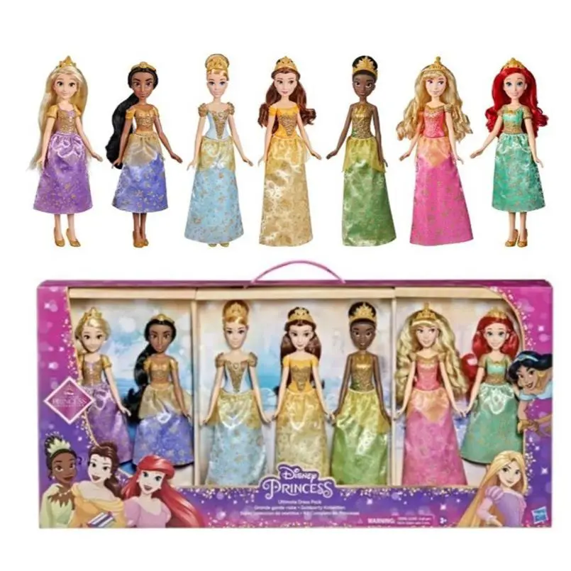 Disney Princess Ultimate Dress Pack Fashion Doll Collection 7 Dolls Hasbro