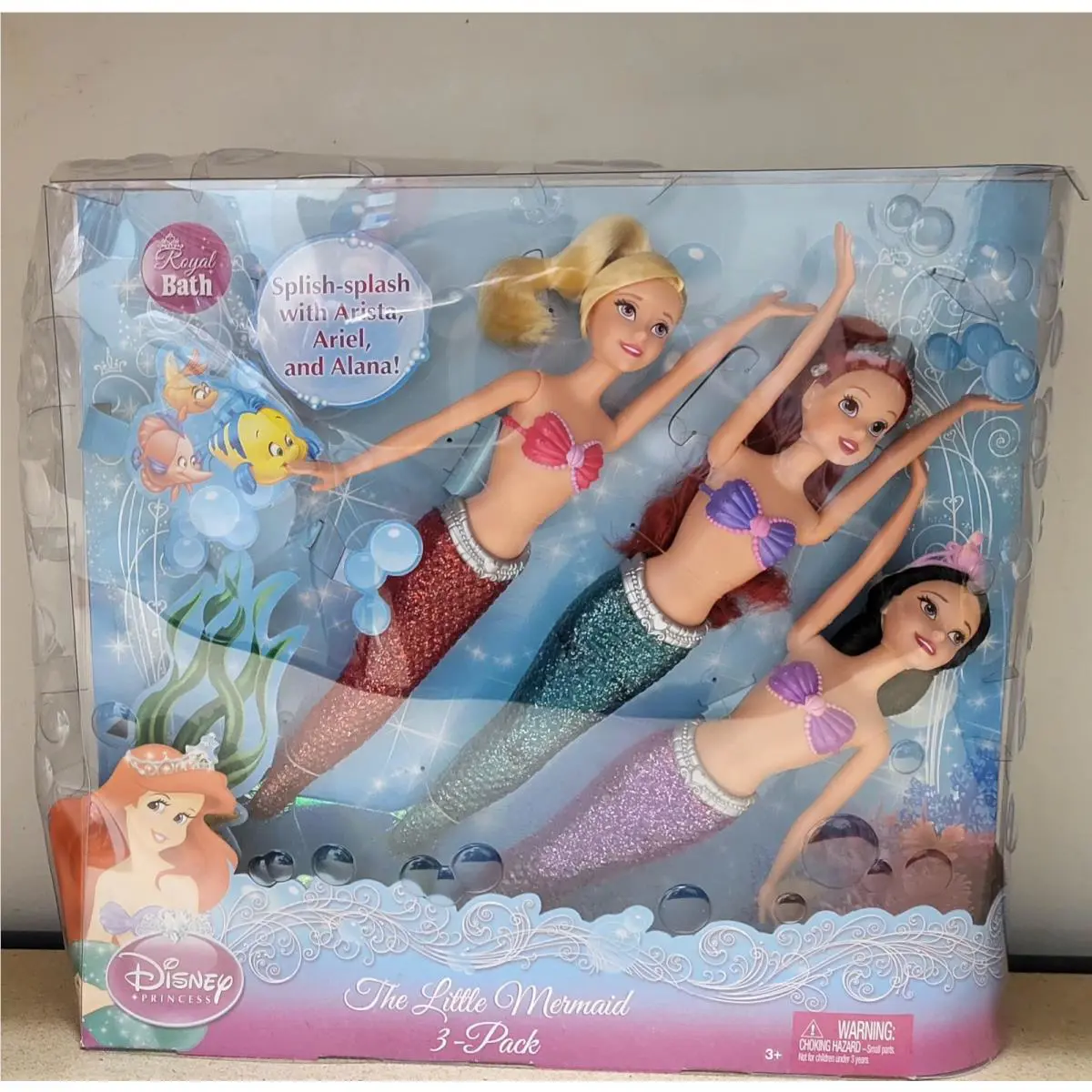 Disney Princess The Little Mermaid 3 Doll Pack 2010