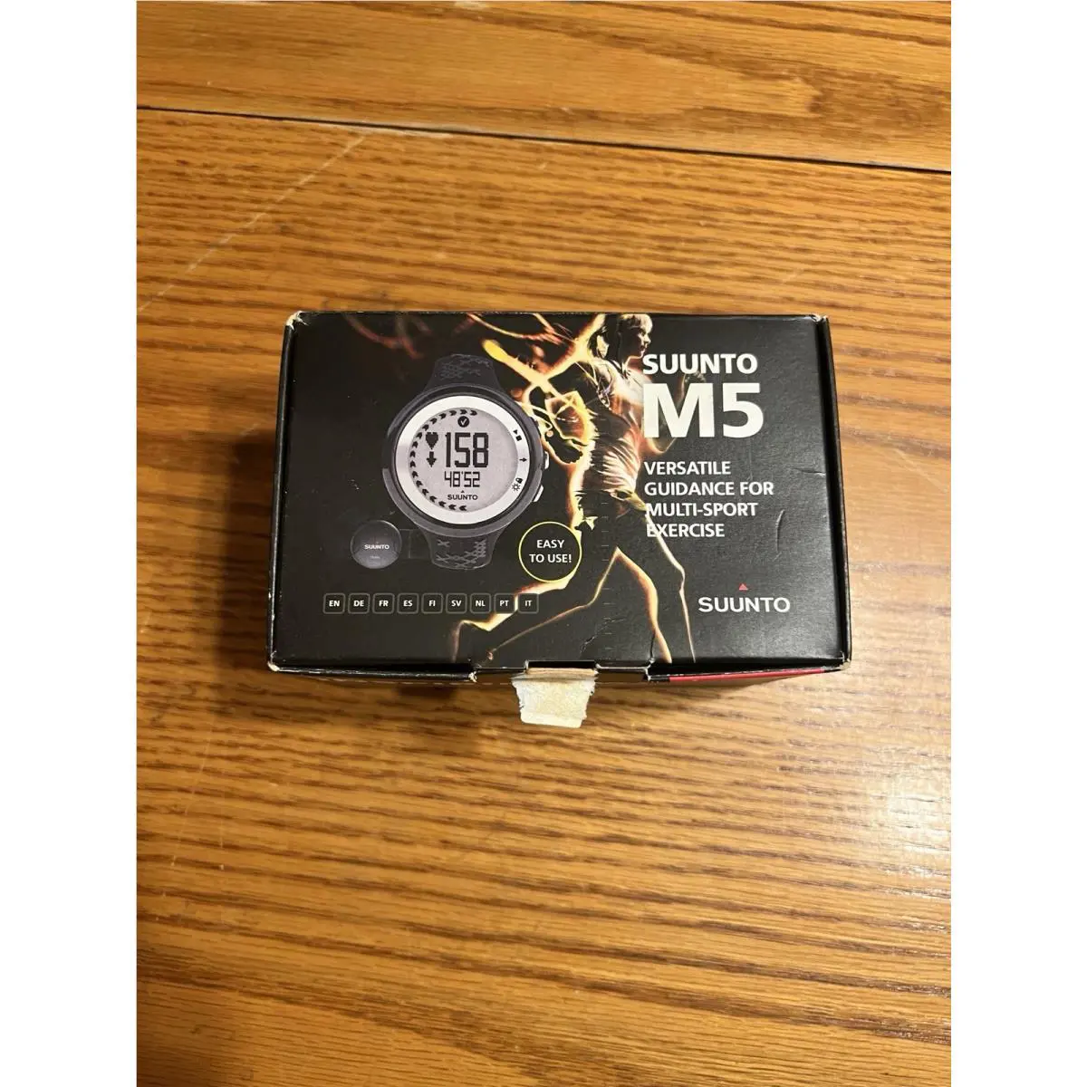 Suunto M5 Digital Fitness Watch 44mm Midsize Black Nos