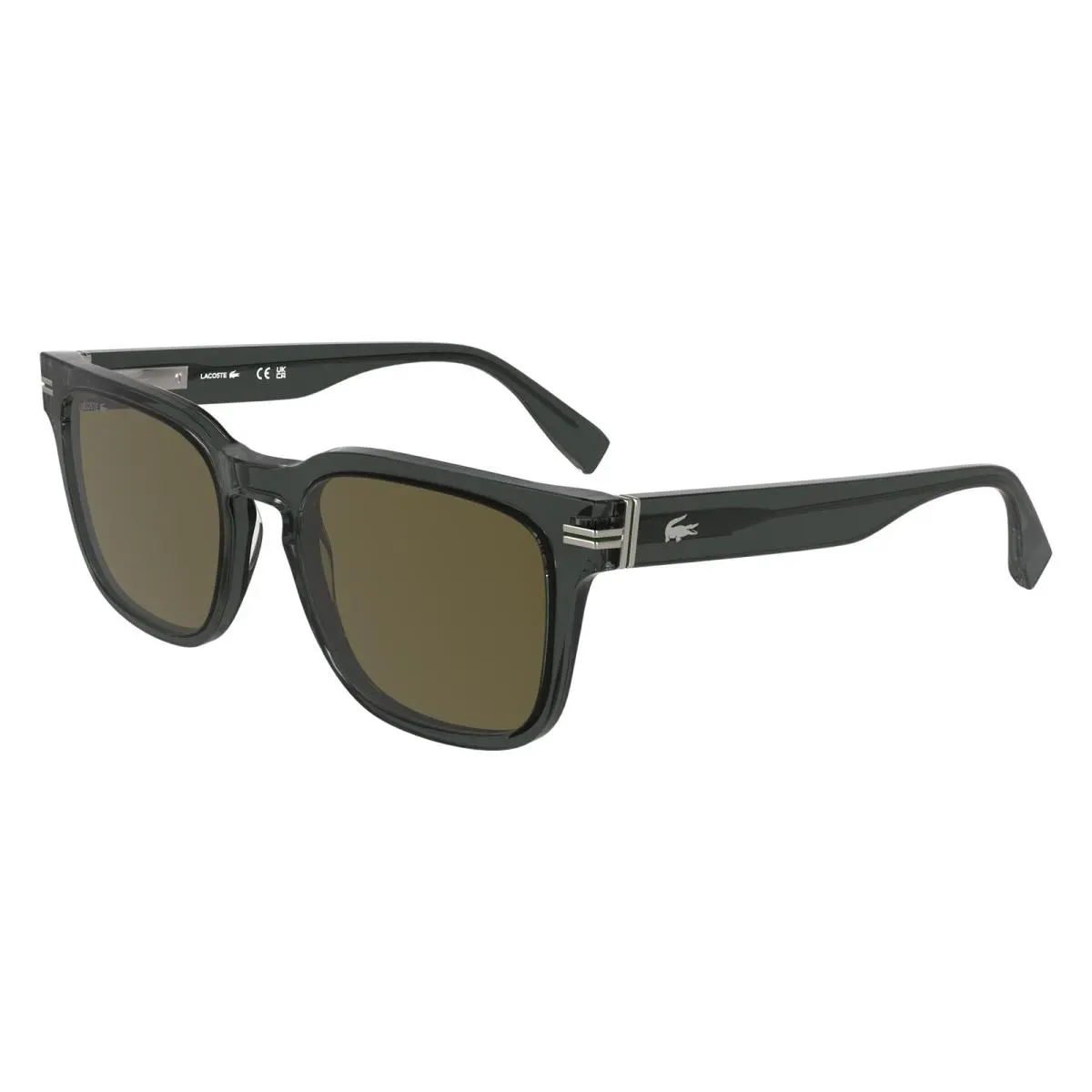L6065S Transparent Grey 035 Sunglasses by Lacoste