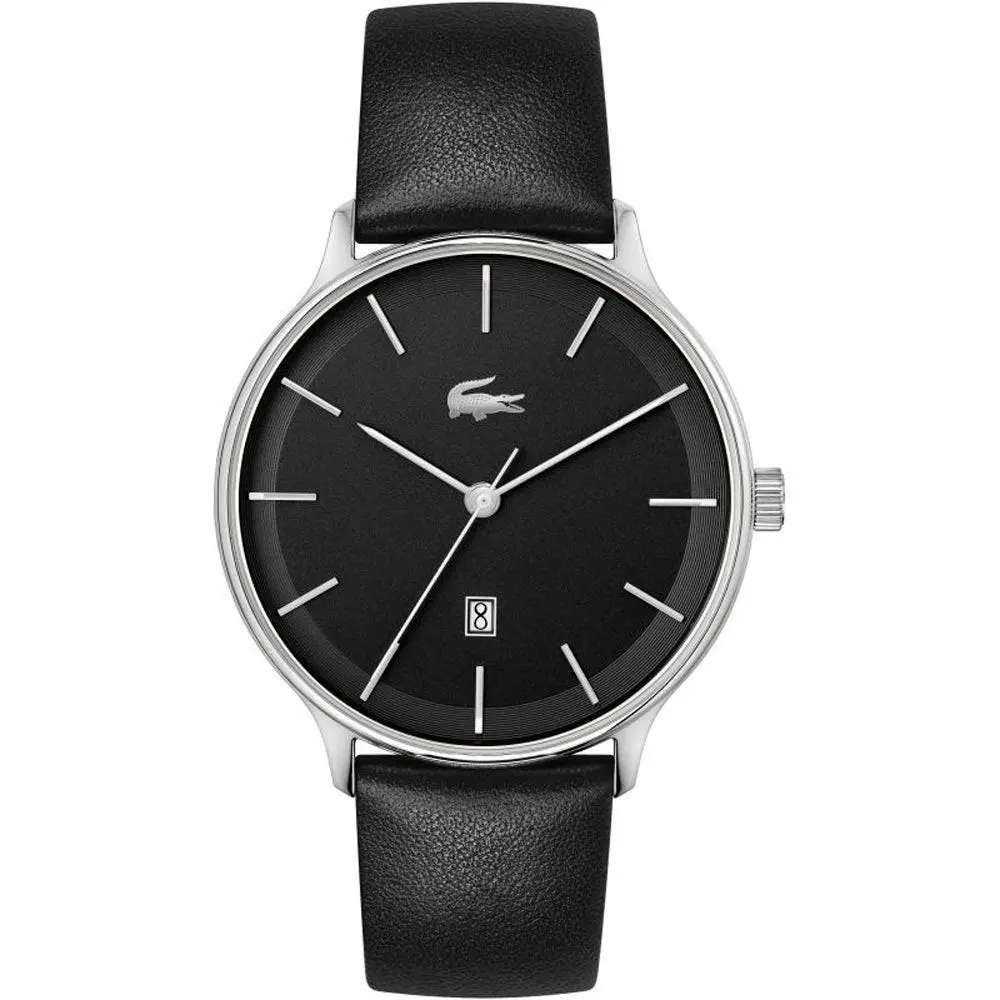 Lacoste 2011199 Mens Analogue Quartz Club Watch with Apple Peel Strap Black