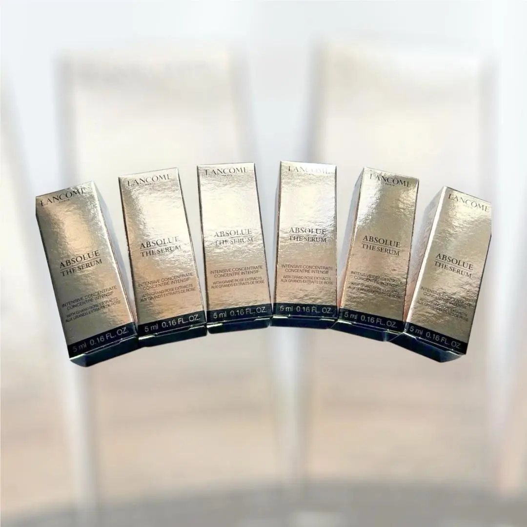 6 Lancome Absolue The Serum For Plumping Smoothing 0.16oz/5ml =full Size