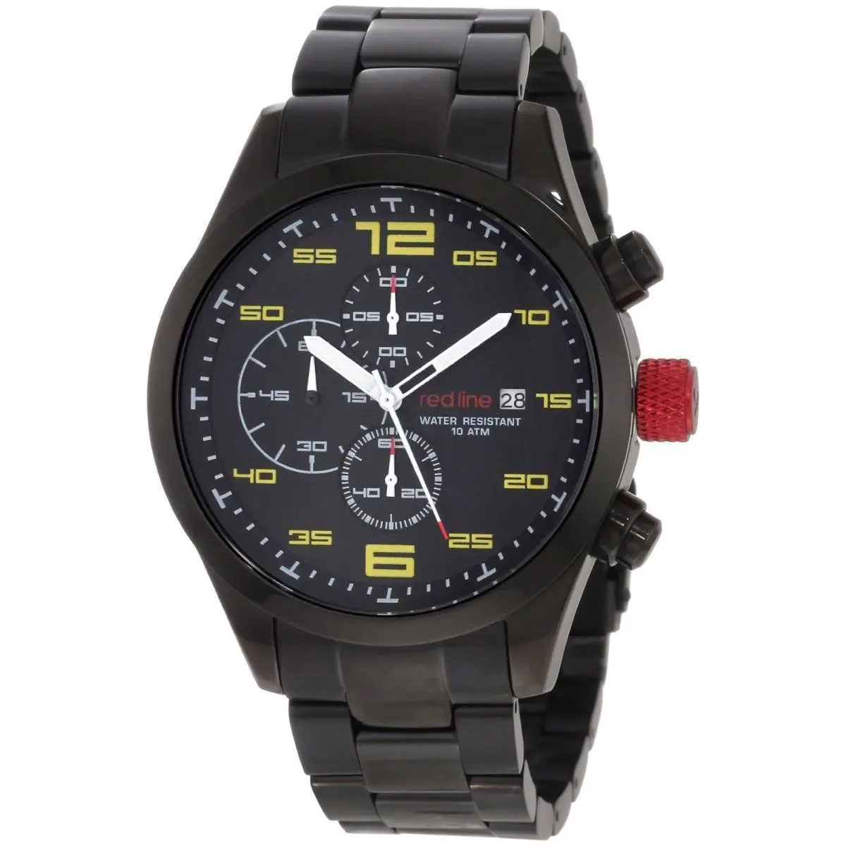 Redline Men`s 50042-BB-11YL Stealth Chronograph Black Watch by Red Line
