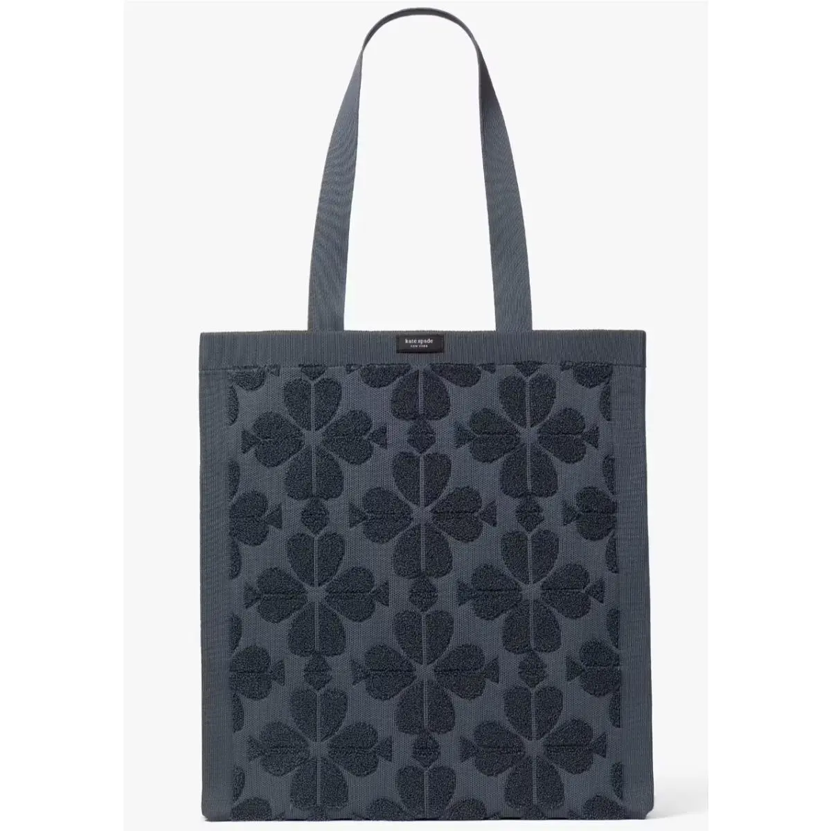 Kate Spade Brooke Navy Blue Terry Carryall Large Tote Bag KL836 Purse