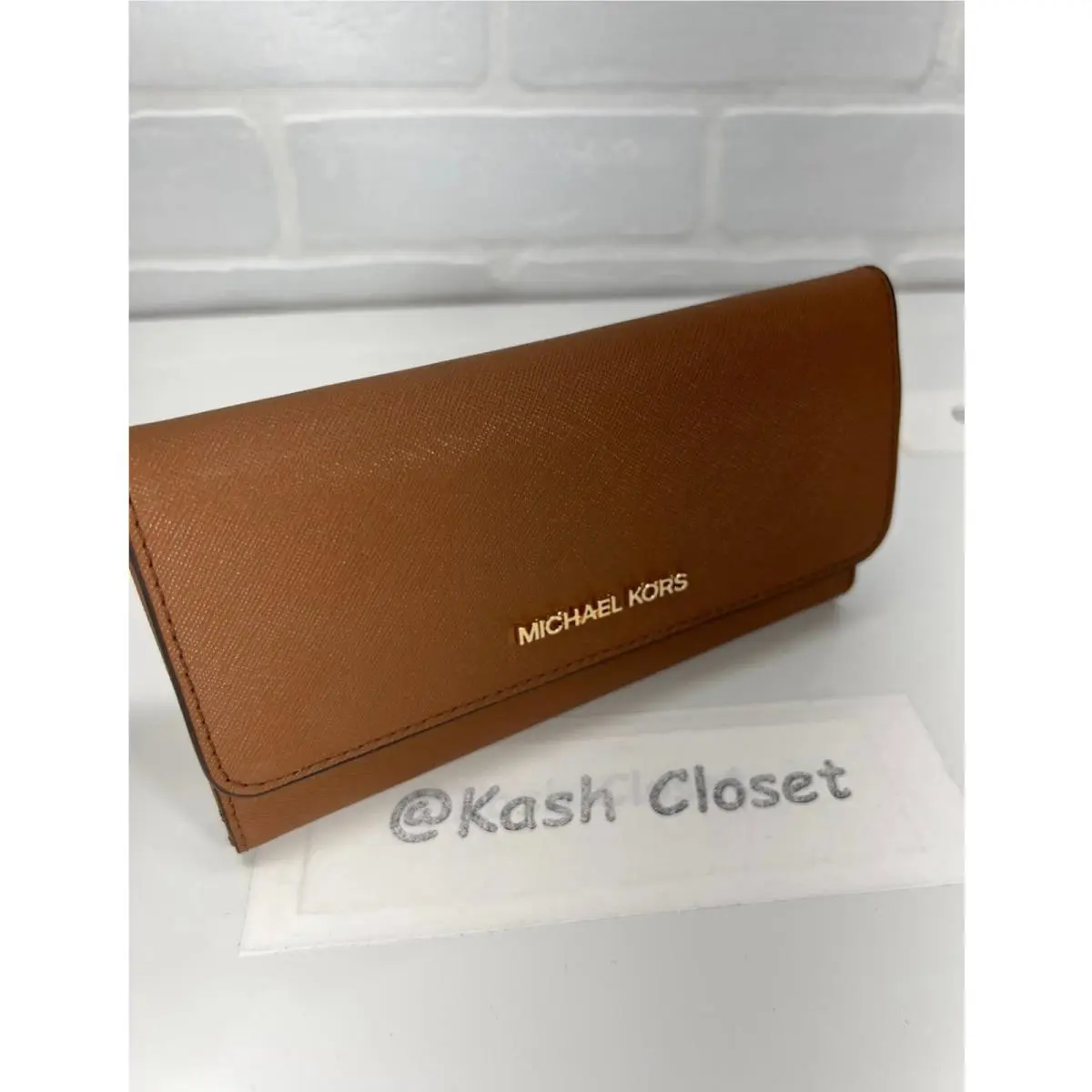 Wallet Trifold Large Card Case Wallet Jet Set Travel Luggage by Michael Kors