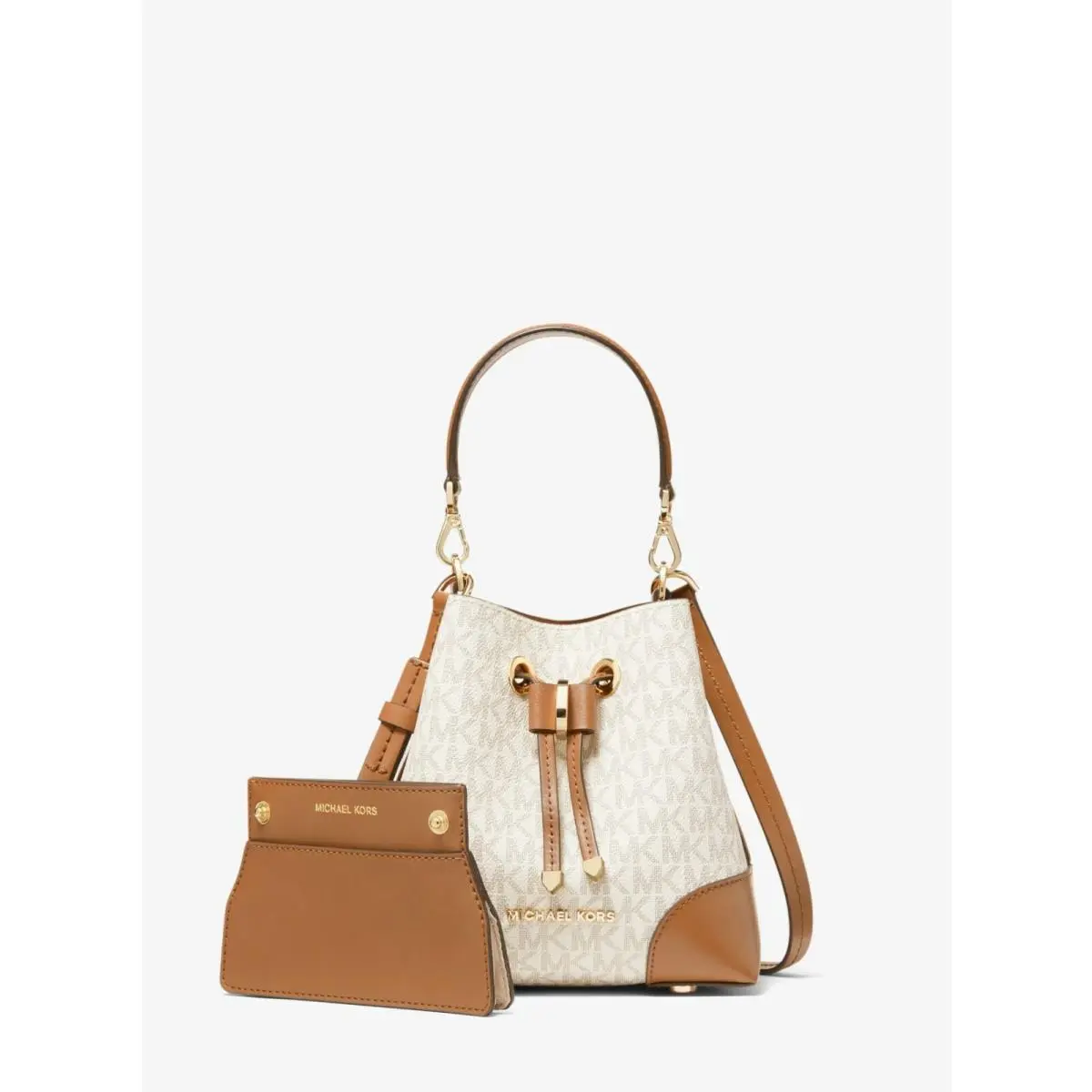 Mercer Gallery Bucket Bag XS SM Med Logo Multi Solid Opt. Retail extra-small Vanilla Acorn Mercer Gallery Bucket xs by Michael Kors