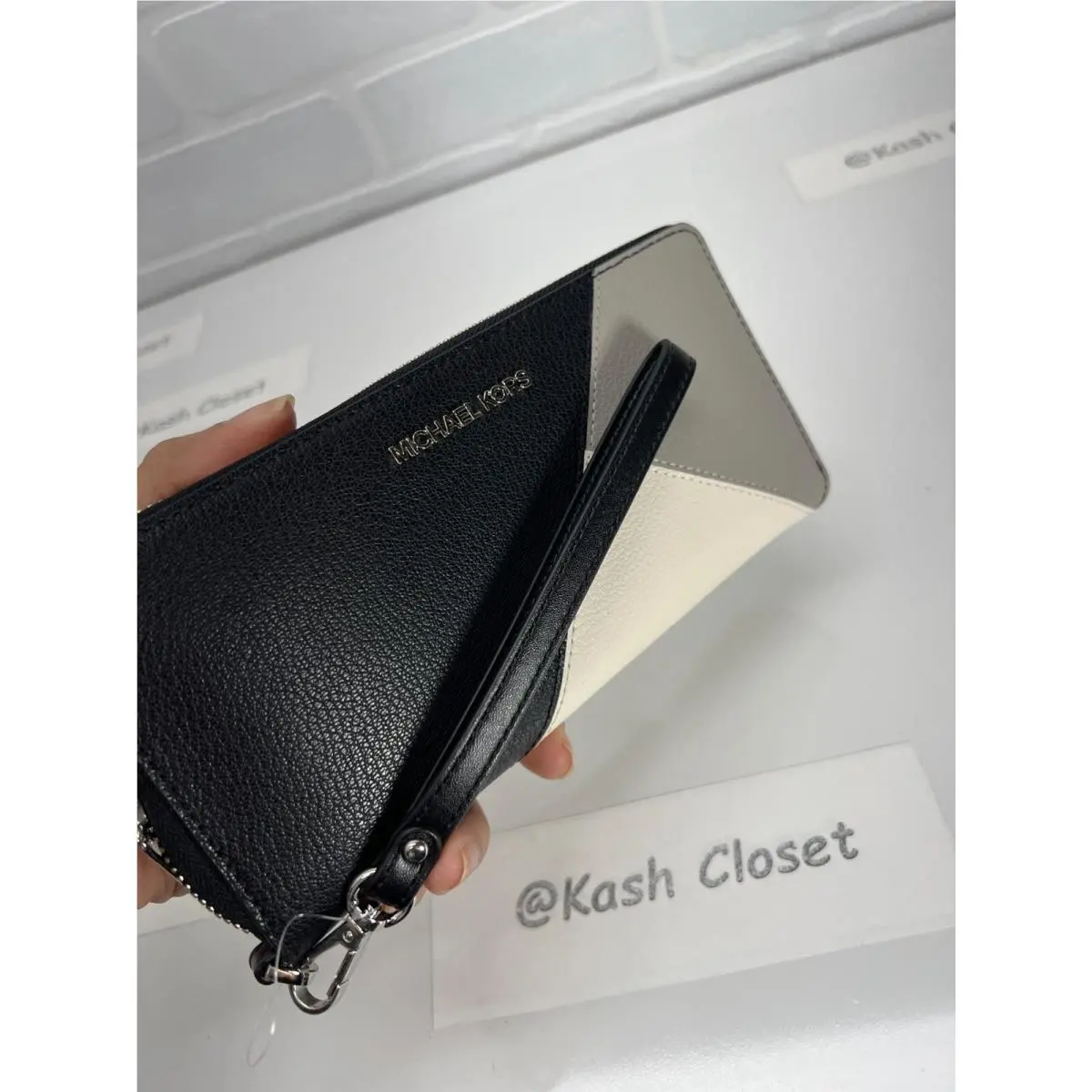 Wristlet Travel Continental Wristlet Large Wallet Black Multi by Michael Kors