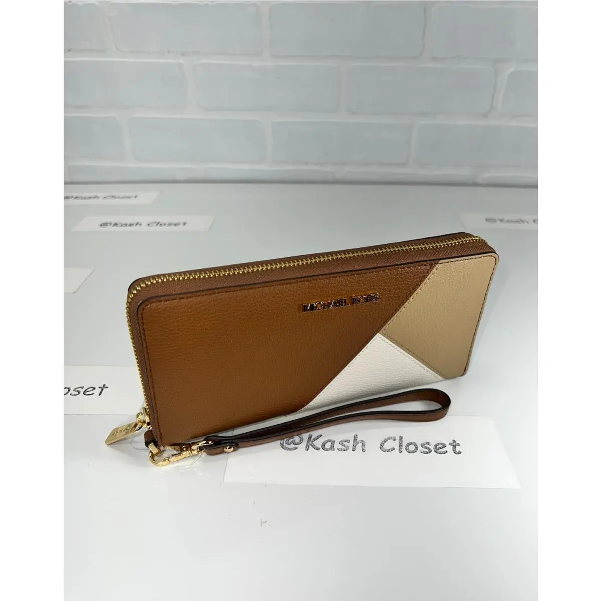 Wristlet Travel Continental Wristlet Large Wallet Luggage Multi by Michael Kors
