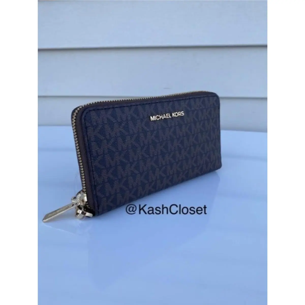 Jet Set Travel LG Flat MF Phone Case Wristlet Wallet Brown by Michael Kors