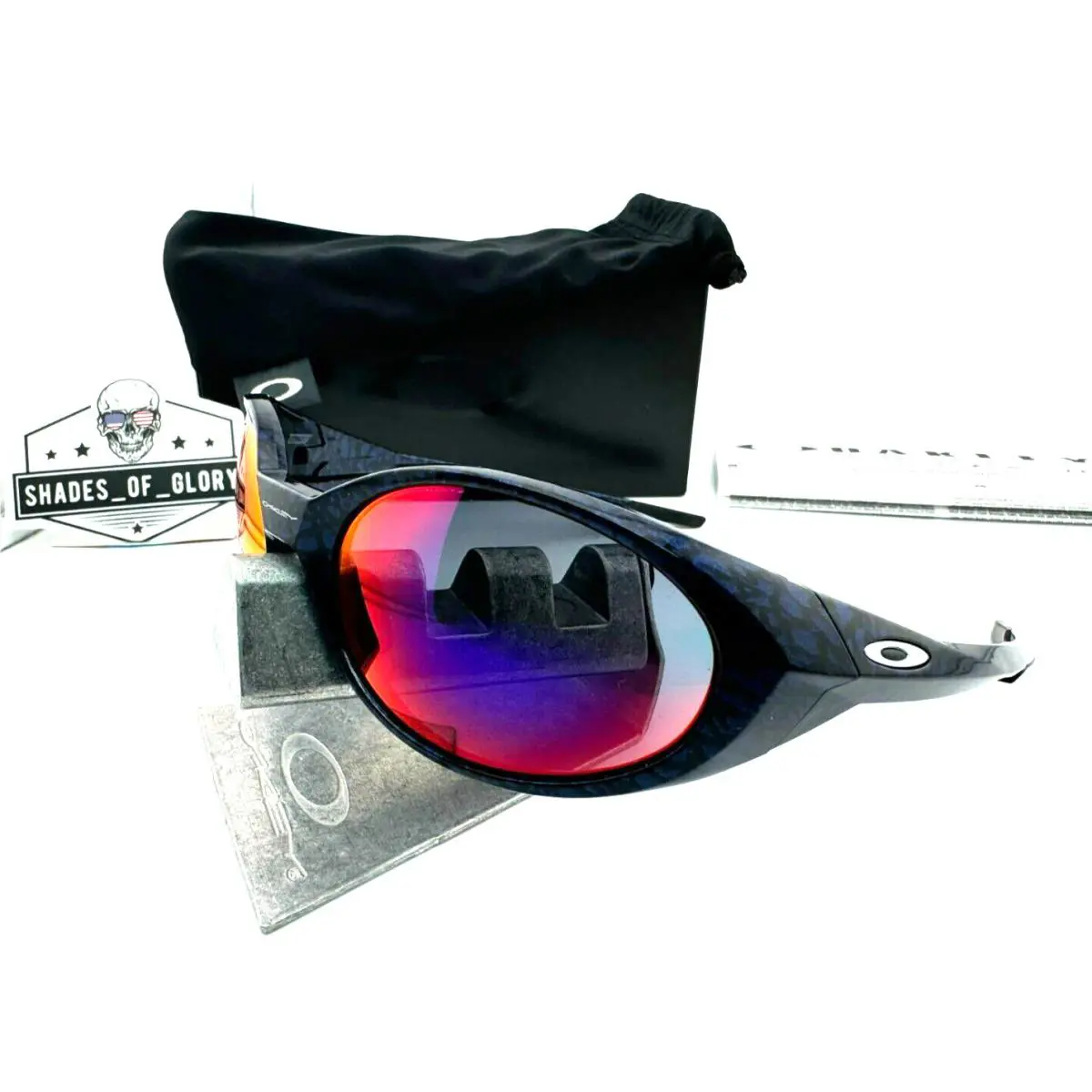 Eye Jacket Redux Planet X Positive Red Iridium Sunglasses OO9438-02 Rare by Oakley