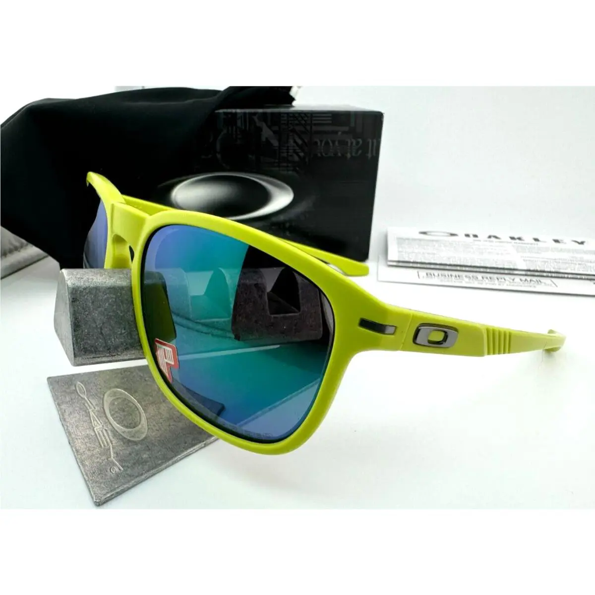 Enduro Matte Fern Jade Iridium Polarized Heaven Sunglasses OO9223-18 by Oakley