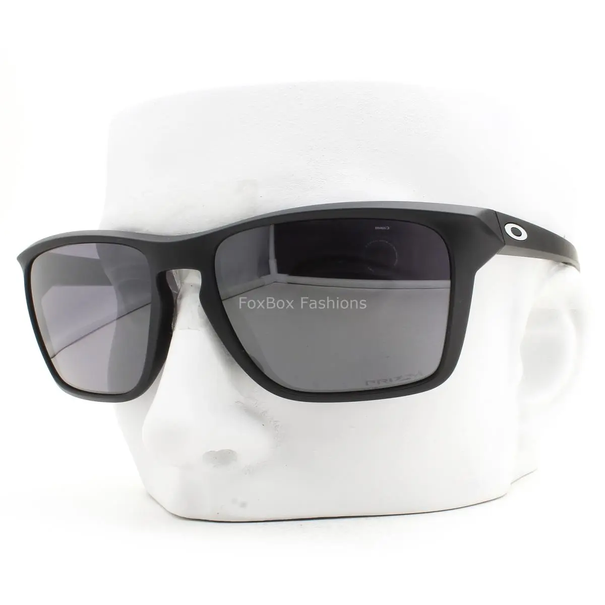 Oakley Sylas Sunglasses Matte Black Prizm Black Mirrored OO9448-0357 with Pouch