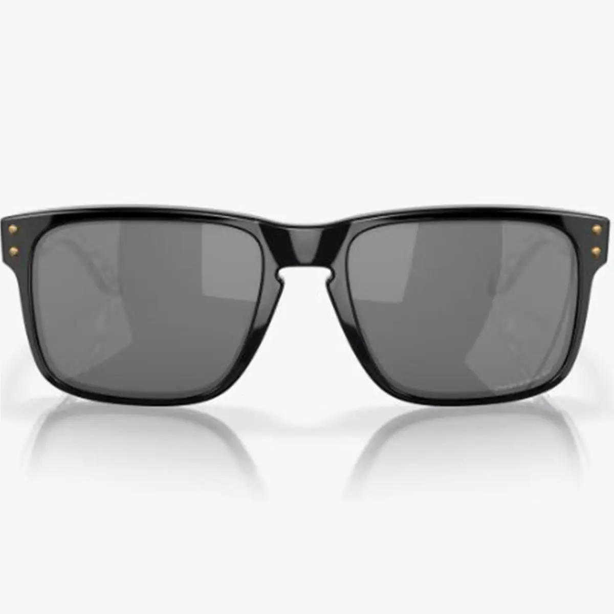 Oakley Holbrook OO9102-Y755 Sunglasses Polished Black Prizm Polarized with Pouch