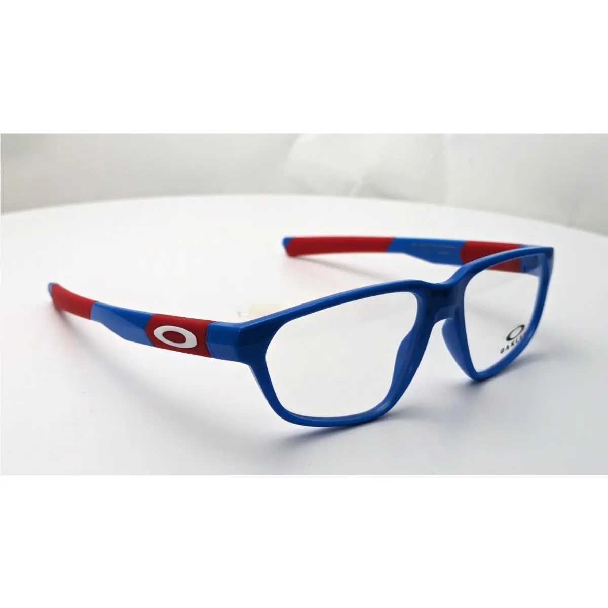 Oakley Youth OY8011-0149 Polished Blue Rectangle Tail Whip Kids Eyeglasses 49mm
