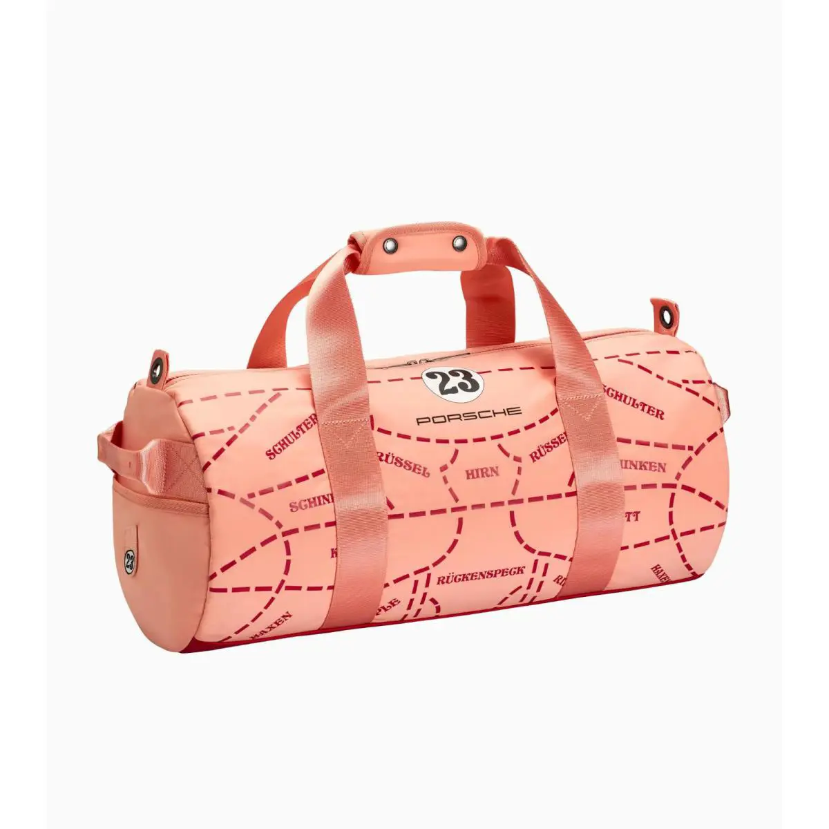 Porsche 917 Pink Pig No. 23 Duffel Bag Boston Bag