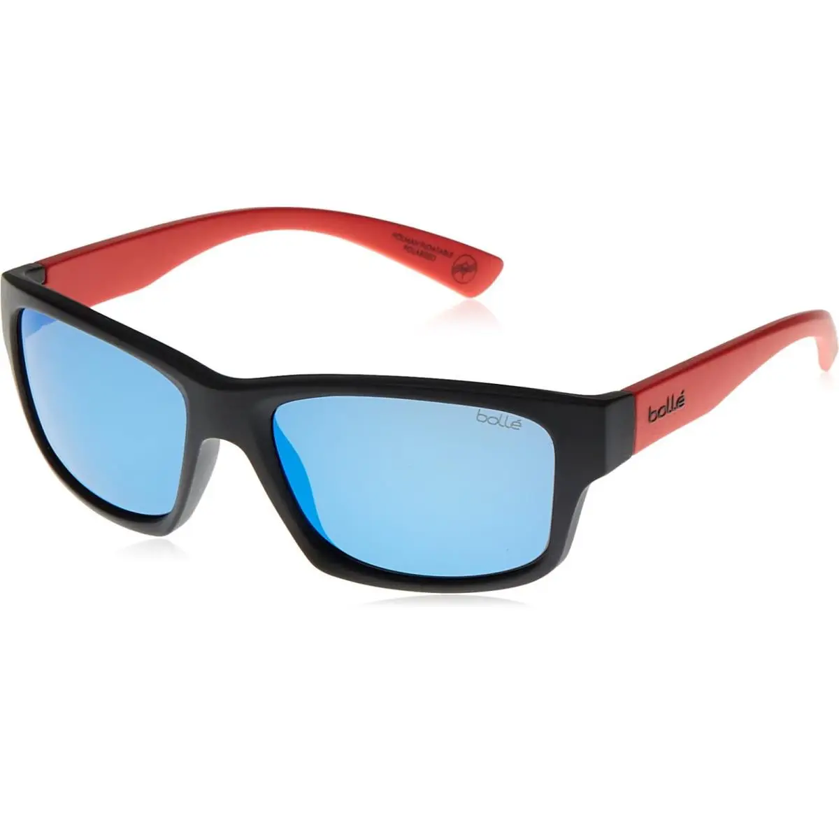Bolle Holman Floatable Black Matte Red HD Polarized Offshore Blue 12466