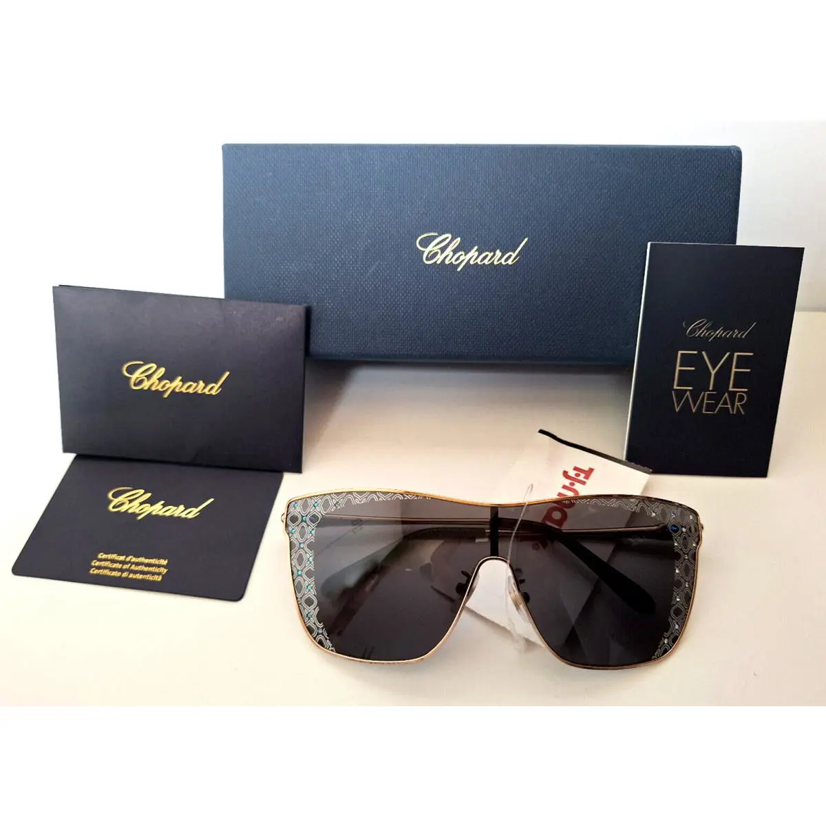 Chopard Sunglasses SCHC20S Jeweled Floral Design