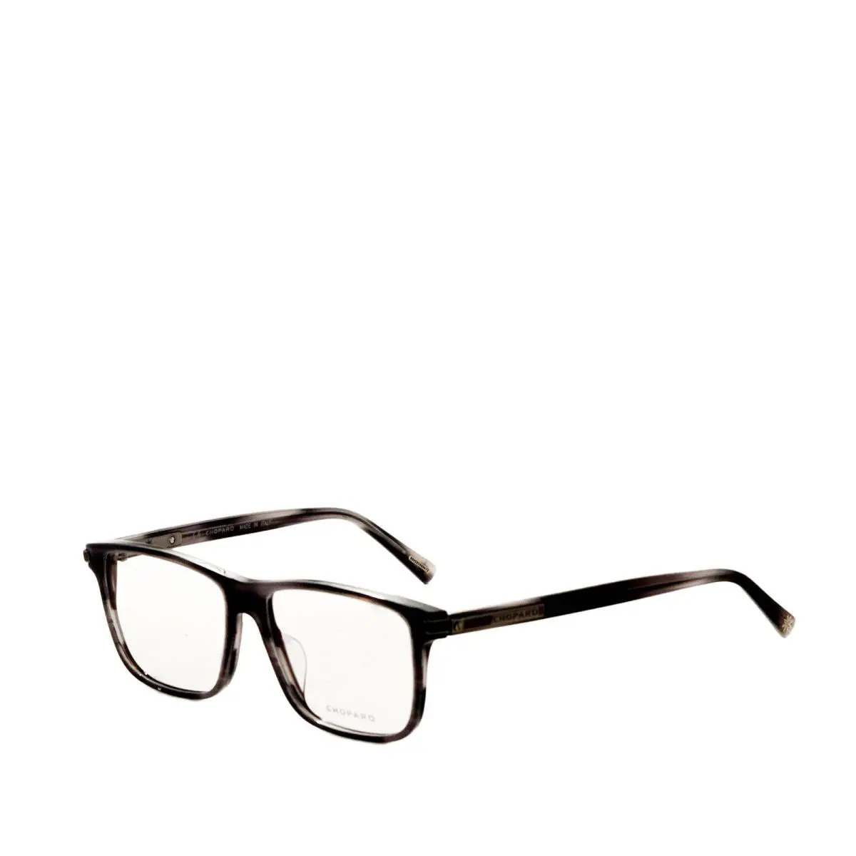 Chopard Men`s 55 Striped Black Crystal Opticals VCH2965506X7