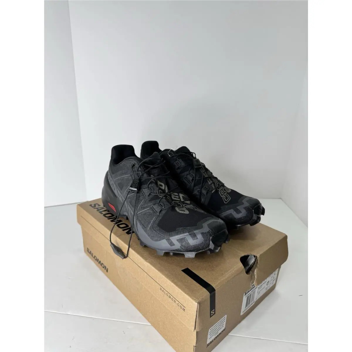 Salomon shoes - Salomon Speedcross 6 - Speedcross - 417379 32 V0 - Black (UPC: 195751088428) 9