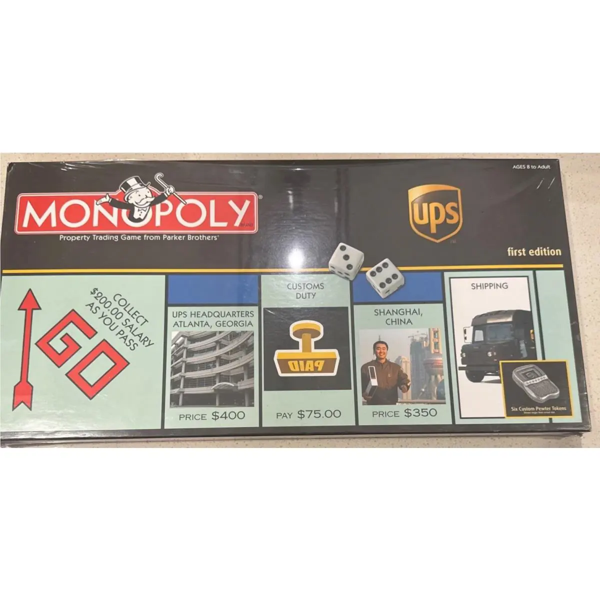 Hasbro Monopoly United Parcel Service Ups First Edition