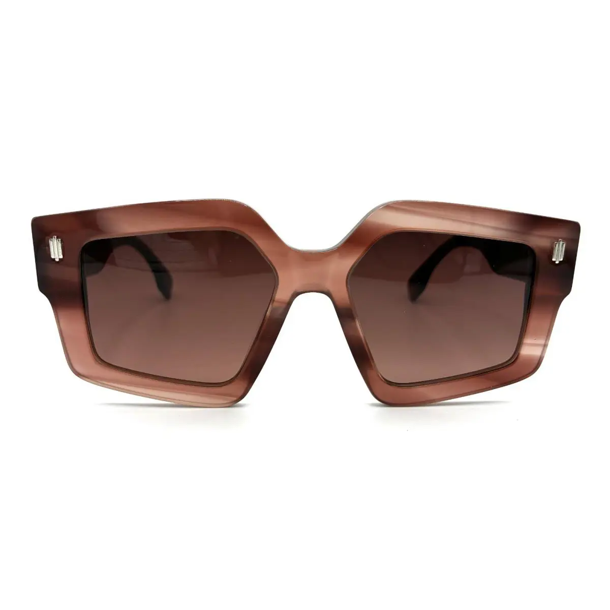 Fendi FE40162I FE 40162I 74F Pink/brown Sunglasses 52-18-145 Rx