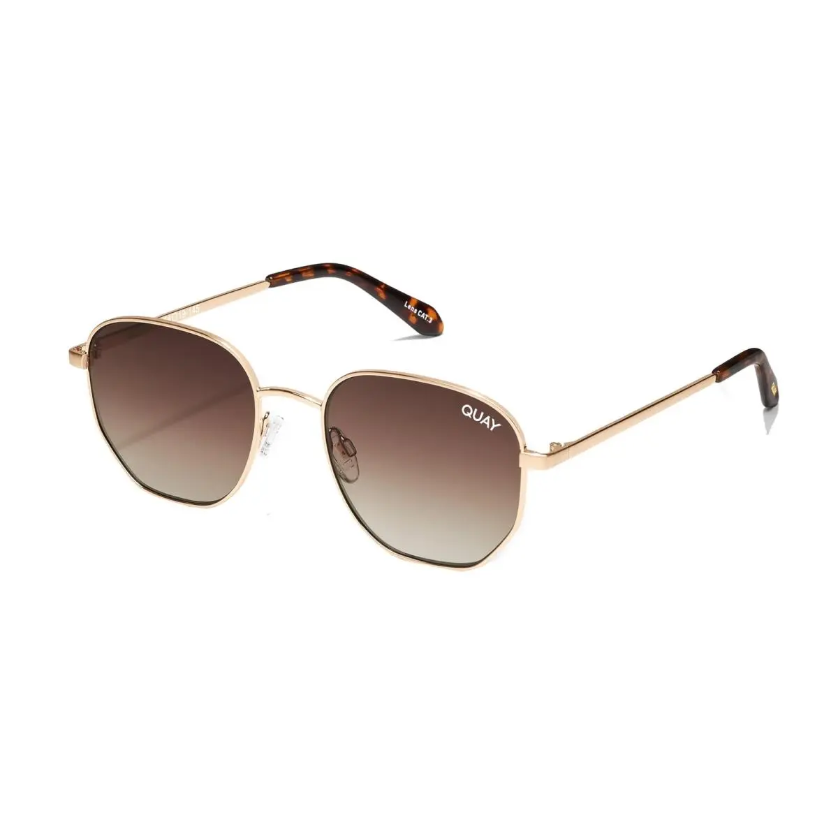 Quay Sunglasses For Men Women Round Lenses with UV Protection Big Time