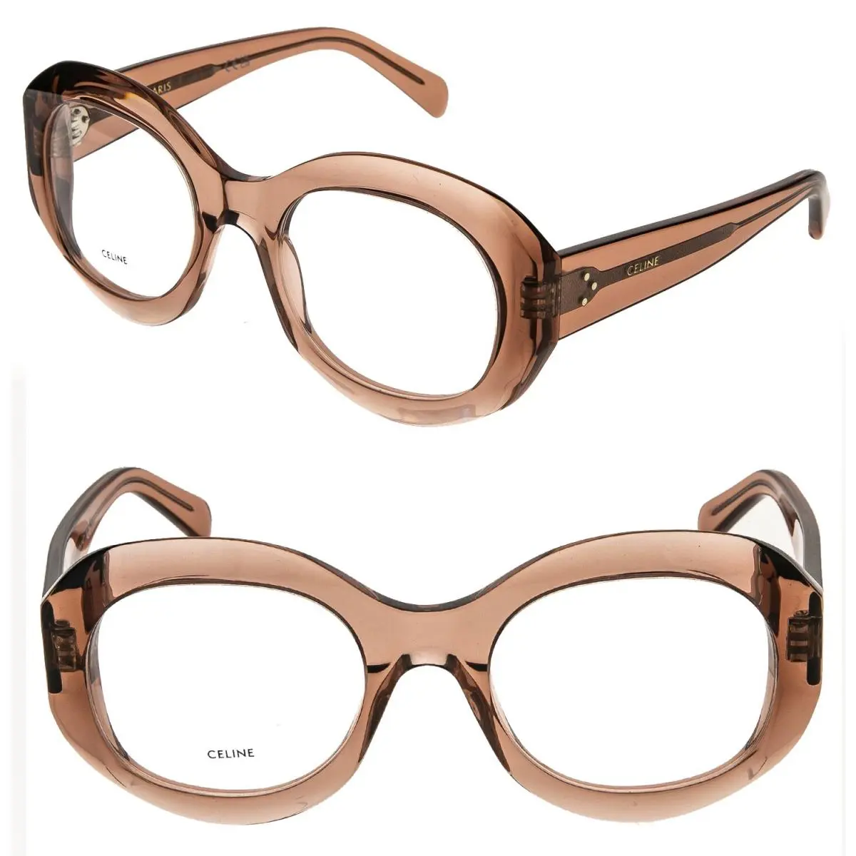 50149 Bold 3 Dots Black Optical Frame 53mm Fashion Eyeglass CL50149I 074 by Celine