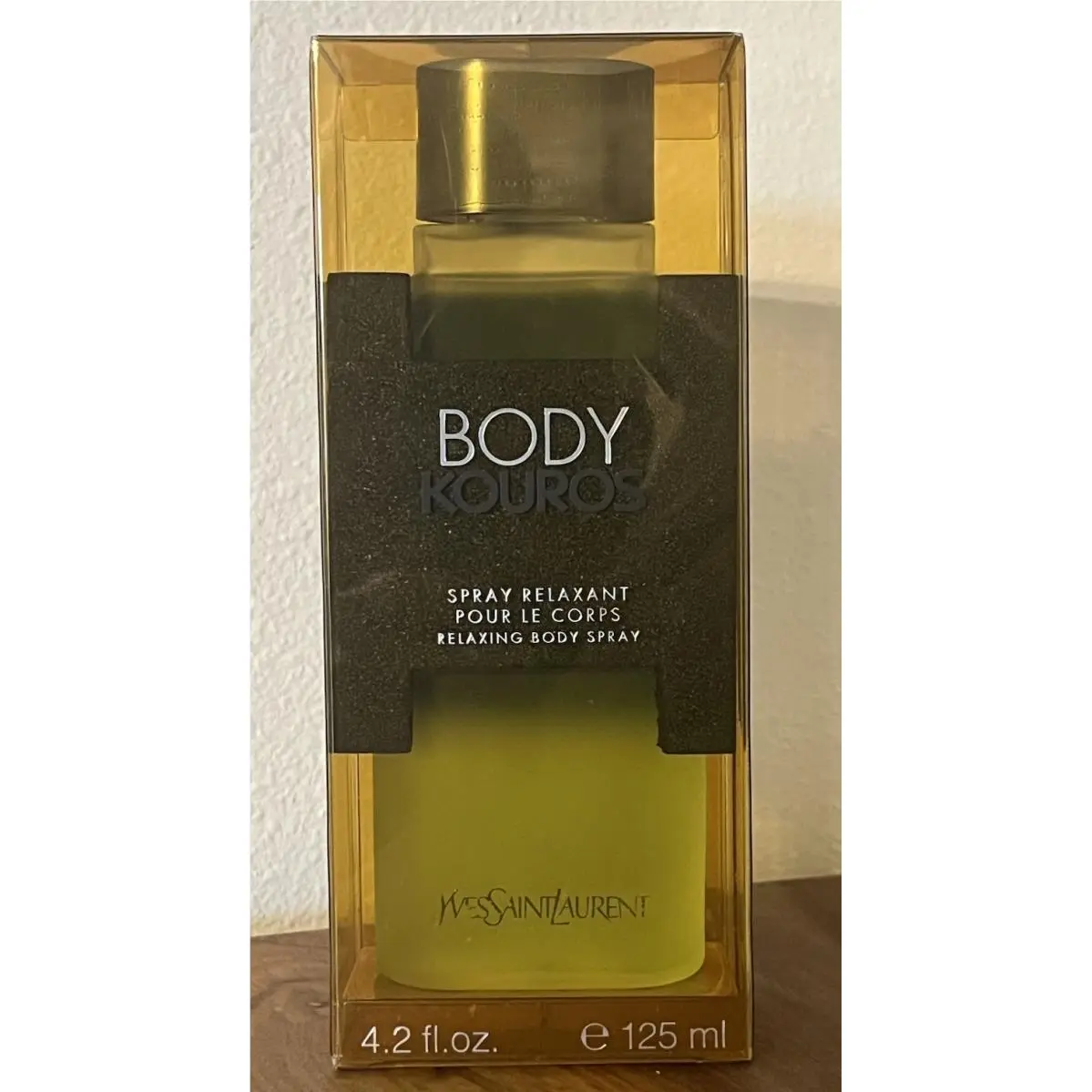 Body Kouros by Yves Saint Laurent 4.2 Fl oz Eau De Toilette Spray Relaxant
