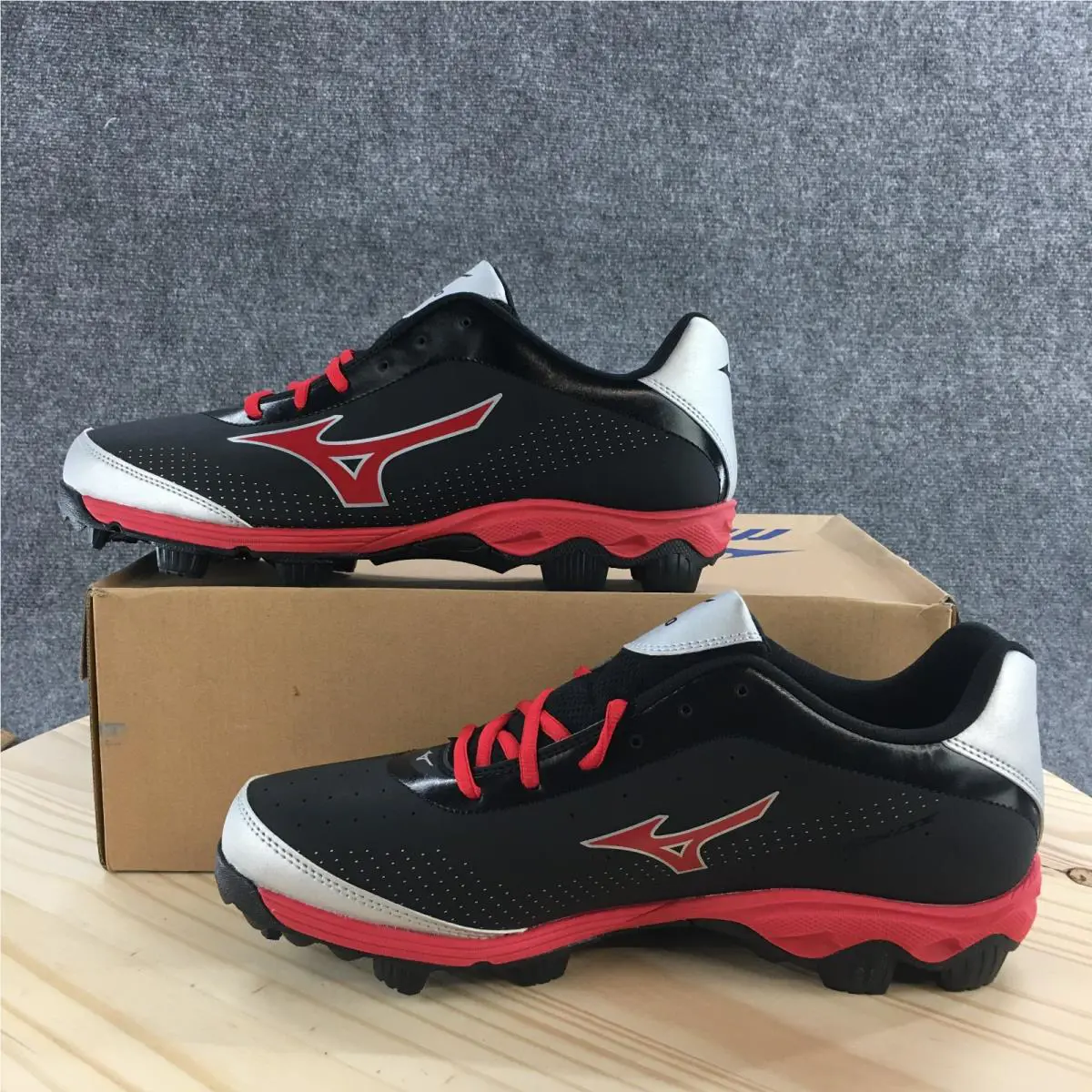 Mizuno shoes - Mizuno 9Spike Franchise 7 Mid - Black 0