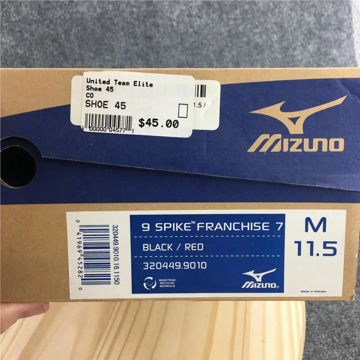 Mizuno shoes - Mizuno 9Spike Franchise 7 Mid - Black 16
