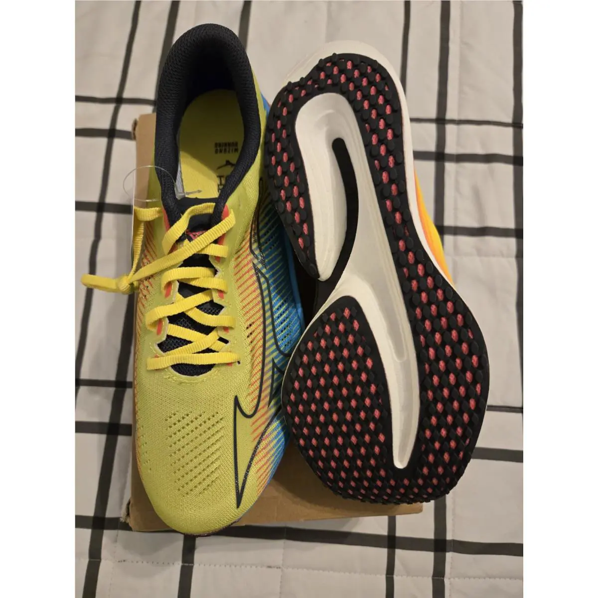 Mizuno shoes - Mizuno Wave Rebellion Pro - Wave Rebellion Pro - J1GC231751 - Yellow 4